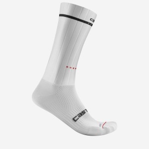 Calcetines Castelli FAST FEET 2 Hombre Blancas | 3501-TWOEJ