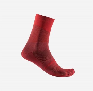 Calcetines Castelli ORIZZONTE 15 Hombre Rojas Rojas | 5790-TGDKX