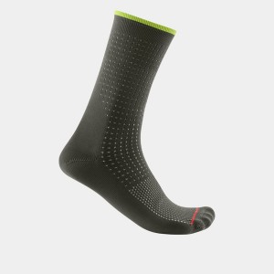 Calcetines Castelli PREMIO 18 Hombre Verde Oscuro | 9471-ZHGWM