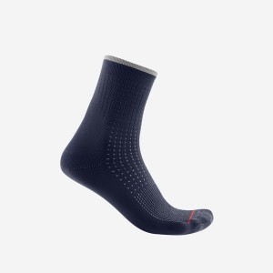 Calcetines Castelli PREMIO W Mujer Azules | 3874-HTZLP