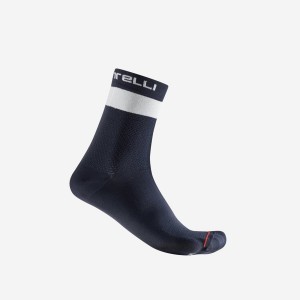 Calcetines Castelli PROLOGO LITE 15 Hombre Azules Blancas | 8173-AGVZQ