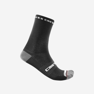 Calcetines Castelli ROSSO CORSA PRO 15 Hombre Negras | 6824-IGLSW