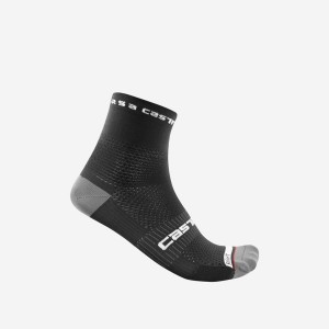 Calcetines Castelli ROSSO CORSA PRO 9 Hombre Negras | 0975-AEFIP