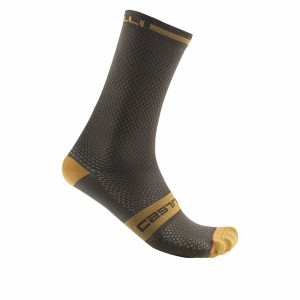 Calcetines Castelli SUPERLEGGERA T 18 Hombre Verde Oscuro | 4072-YEHGB