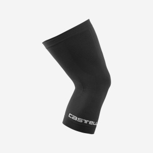 Calentador De Pierna Castelli PRO SEAMLESS KNEE WARMER Mujer Negras | 7021-EDYXO