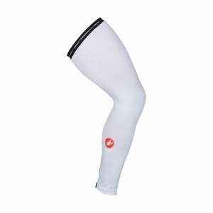 Calentador De Pierna Castelli UPF 50 + LIGHT LEG SLEEVES Hombre Blancas | 7150-VELKG