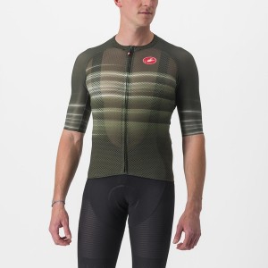 Camiseta Castelli CLIMBER'S 3.0 SL2 Hombre Verde Oscuro | 7892-CXOER