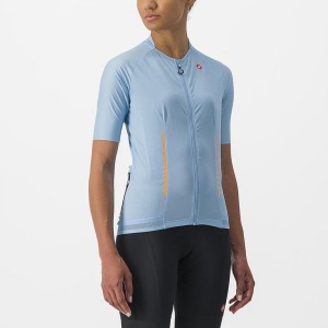 Camiseta Castelli ENDURANCE W Mujer Azules | 6705-PBGLQ