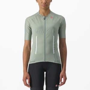 Camiseta Castelli ENDURANCE W Mujer Verde | 1849-NVCBY