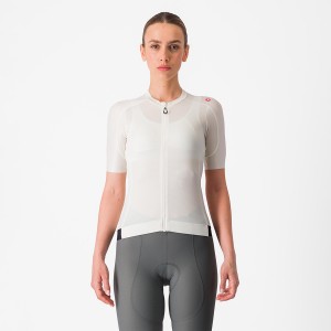 Camiseta Castelli ESPRESSO W Mujer Blancas Gris Oscuro | 9158-THJGV