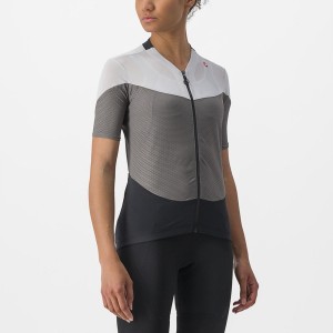 Camiseta Castelli GRADIENT COLOR BLOCK Mujer Gris Plateadas Gris | 9857-JSXPL