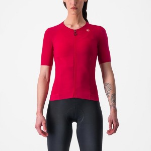 Camiseta Castelli PREMIO W Mujer Rojas | 2547-ASRMW