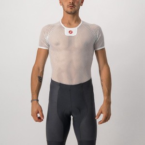 Capa Base Castelli CORE MESH 3 SS Hombre Blancas | 2471-OBKRF