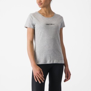 Casual Castelli CASTELLI CLASSICO W TEE Mujer Gris Claro | 0867-ITHBY