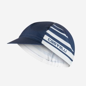 Gorra Castelli CLASSICO Hombre Azules Plateadas Gris | 5304-CADKF