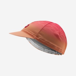 Gorra Castelli CLIMBER'S 2 Mujer Naranjas | 2435-UYASW