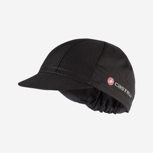 Gorra Castelli ENDURANCE Hombre Negras | 3259-RCQFL