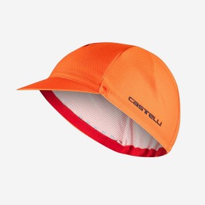 Gorra Castelli ROSSO CORSA 2 Hombre Naranjas | 3986-YMCNJ