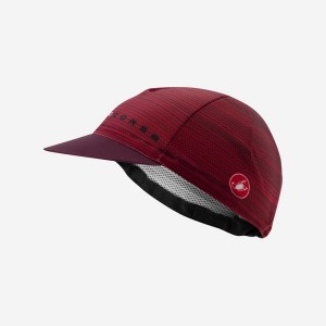 Gorra Castelli ROSSO CORSA Hombre Burdeos | 5791-HOECJ