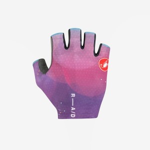 Guantes Castelli COMPETIZIONE 2 Hombre Multicolor Moradas | 3052-NZCFD