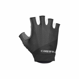 Guantes Castelli ROUBAIX GEL 2 Mujer Negras | 1026-OKZAU