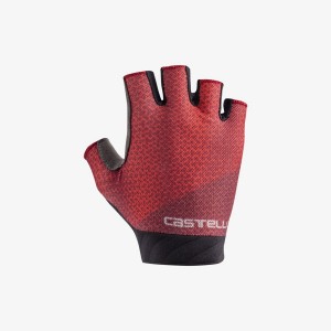 Guantes Castelli ROUBAIX GEL 2 Mujer Rojas | 2317-NMREO