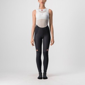 Leggins Castelli SORPASSO RoS W Mujer Negras Plateadas | 5642-DBYEM