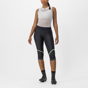 Leggins Castelli VELOCISSIMA THERMAL KNICKER Mujer Negras Verde Menta Negras | 0875-ZGRKX