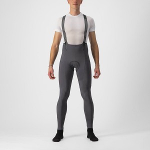 Medias Con Tirantes Castelli FREE AERO RC Hombre Gris Oscuro | 6283-VOPTE