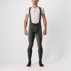 Medias Con Tirantes Castelli VELOCISSIMO 5 Hombre Negras Plateadas | 5067-SZOQD