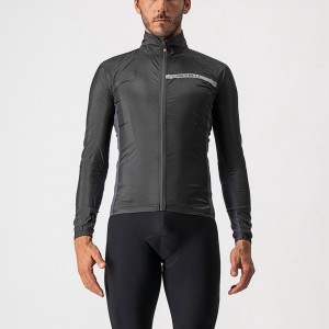 Proteccion Castelli SQUADRA STRETCH Hombre Negras Gris Oscuro | 2178-ZEPXA