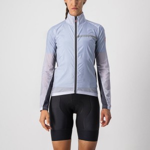 Proteccion Castelli SQUADRA STRETCH W Mujer Plateadas Gris Gris Oscuro | 6840-UMQFJ