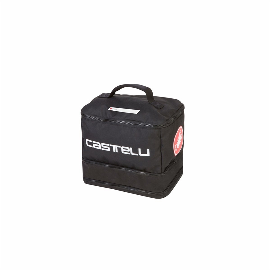 Bolsas Castelli RACE RAIN Mujer Negras | 5143-REUPW