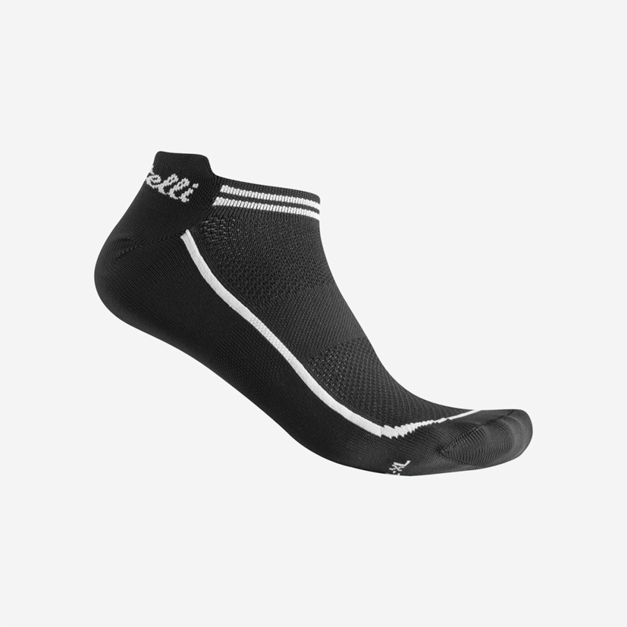 Calcetines Castelli INVISIBILE Mujer Negras | 3906-JRPED