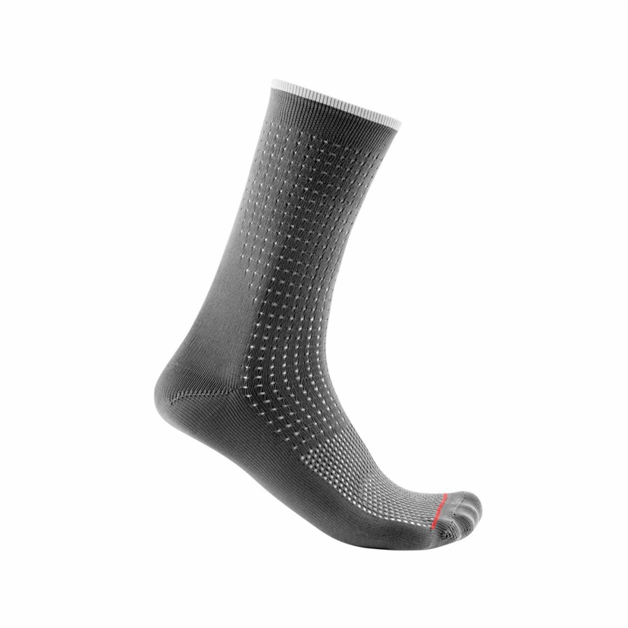 Calcetines Castelli PREMIO 18 Hombre Gris | 8409-PWLXB