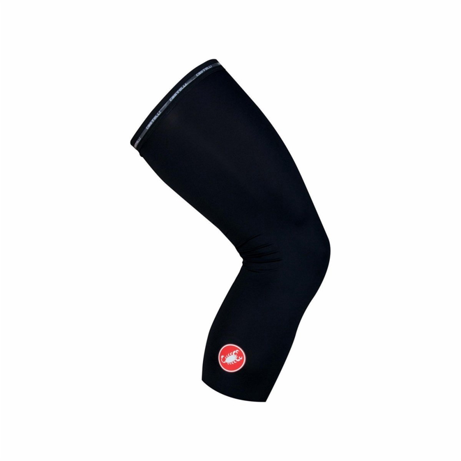 Calentador De Pierna Castelli UPF 50+ LIGHT KNEE SLEEVES Mujer Negras | 3890-ELJIN