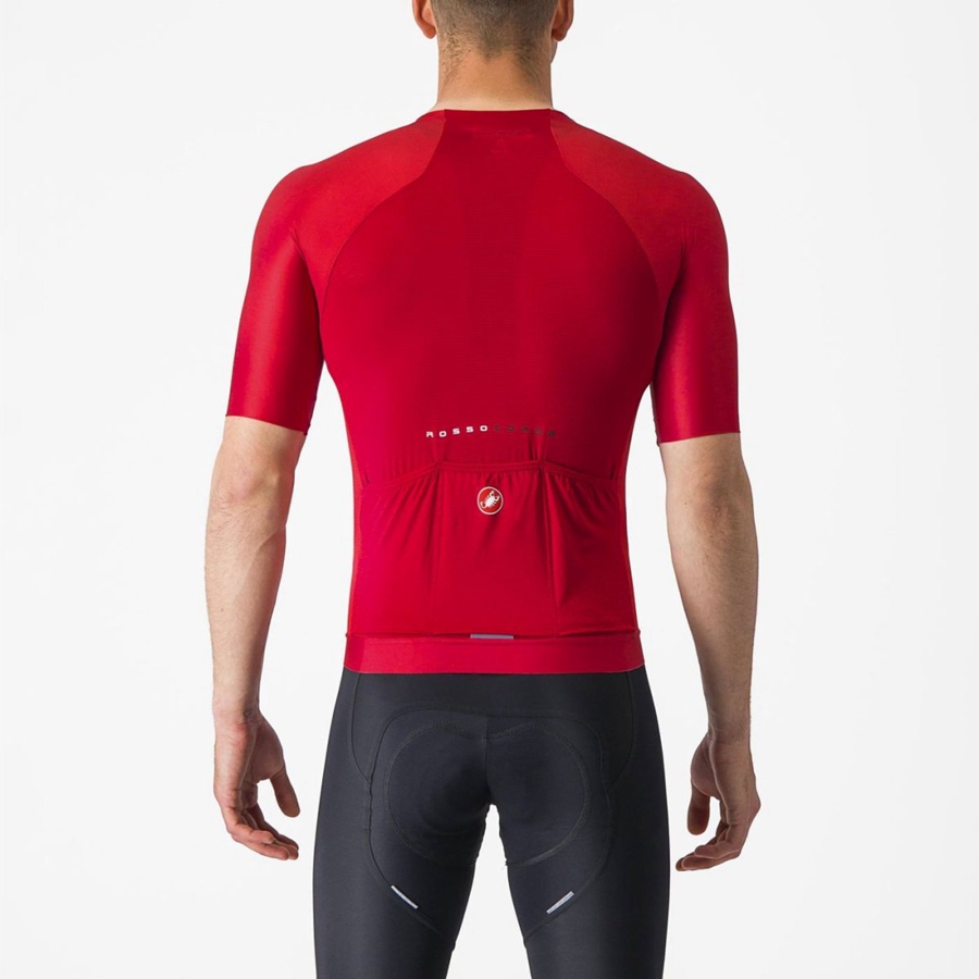 Camiseta Castelli AERO RACE 7.0 Hombre Rojas | 7024-CADBT