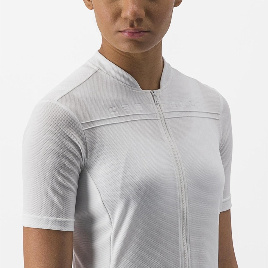 Camiseta Castelli ANIMA 4 Mujer Blancas | 1804-JRWCX