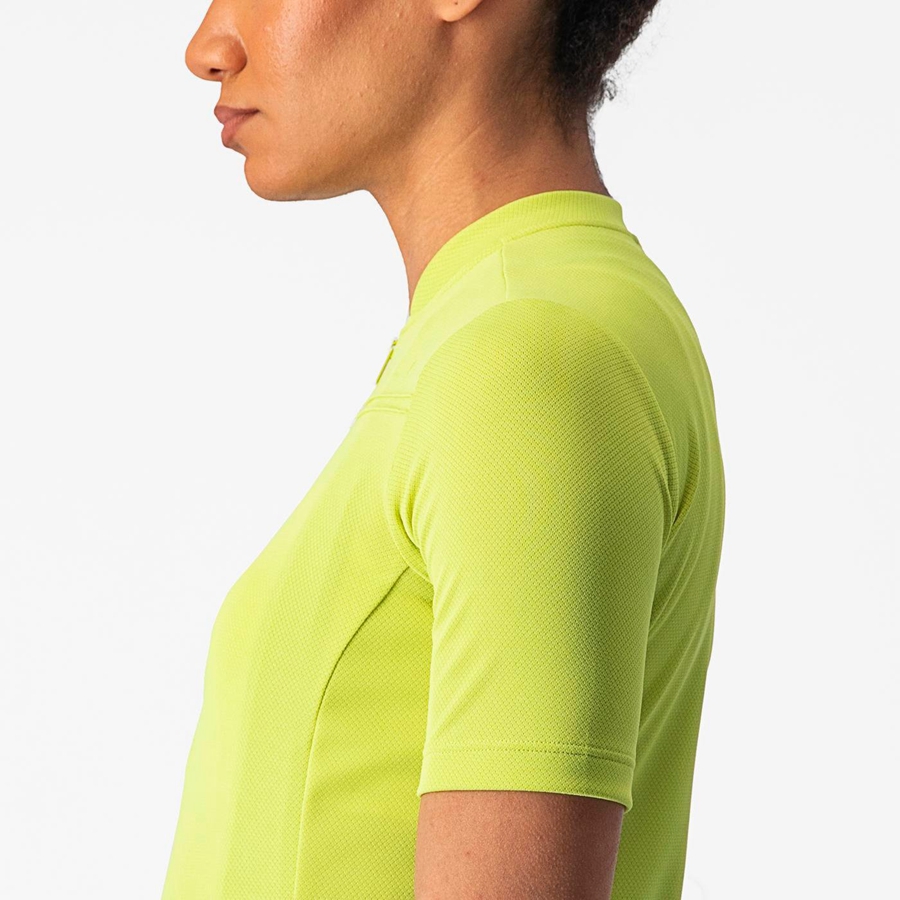 Camiseta Castelli ANIMA 4 Mujer Verde Claro | 3064-JNAPH