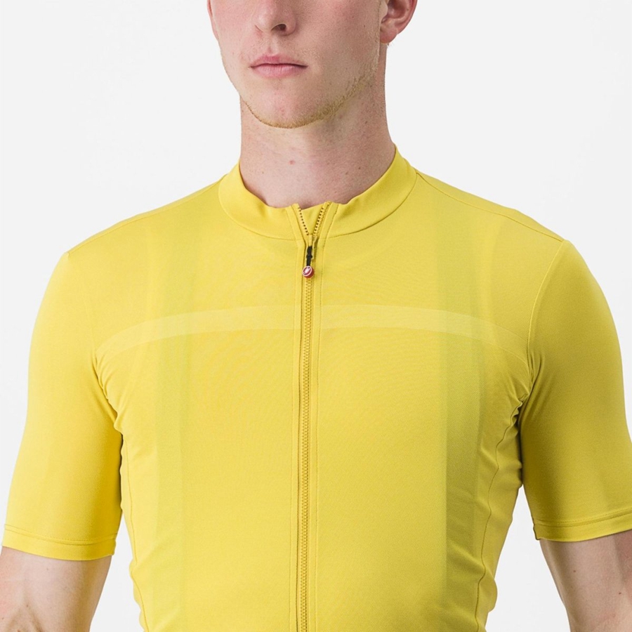 Camiseta Castelli CLASSIFICA Hombre Amarillo | 4510-WVNZX