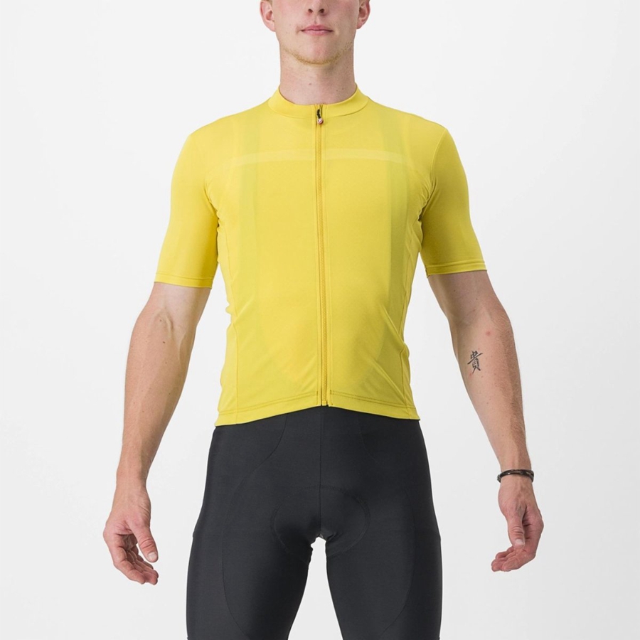 Camiseta Castelli CLASSIFICA Hombre Amarillo | 4510-WVNZX