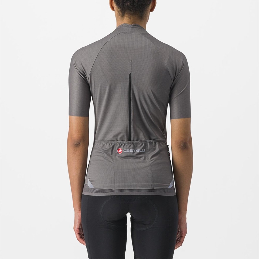 Camiseta Castelli ENDURANCE W Mujer Gris | 3852-UKTCQ