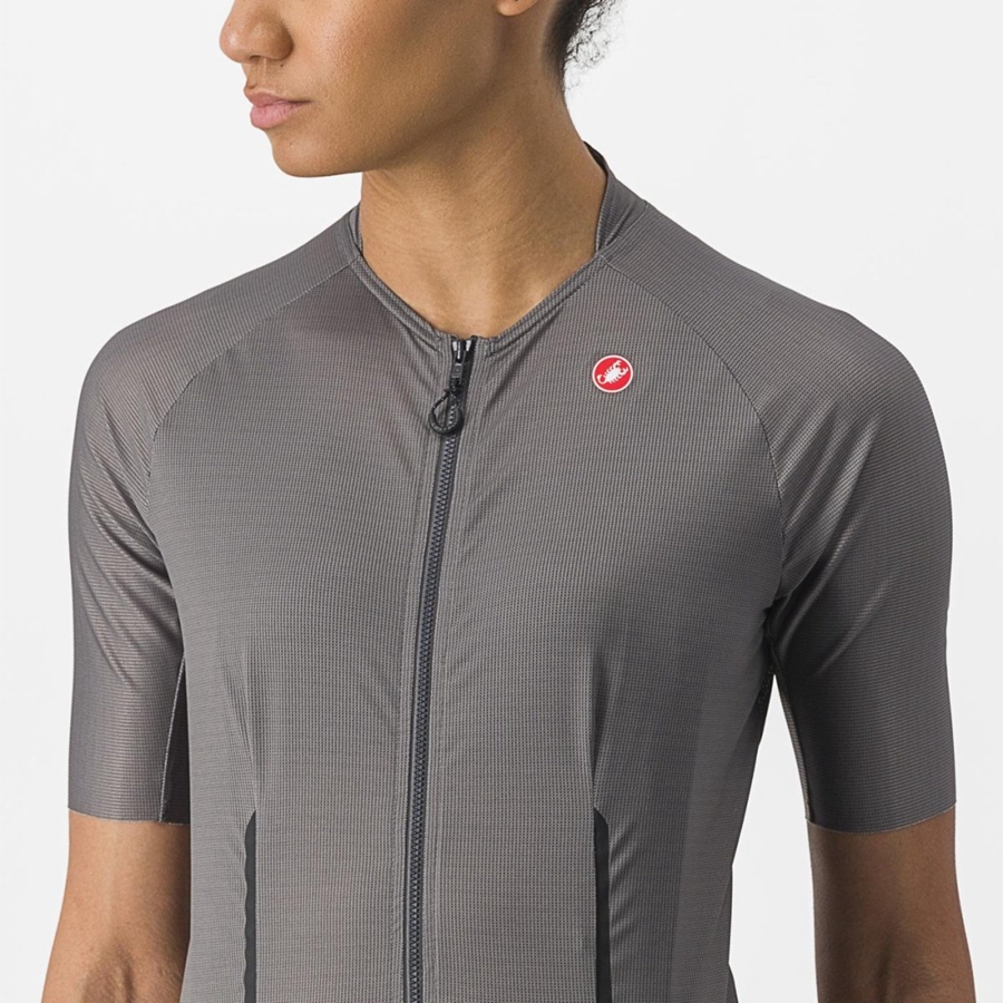 Camiseta Castelli ENDURANCE W Mujer Gris | 3852-UKTCQ