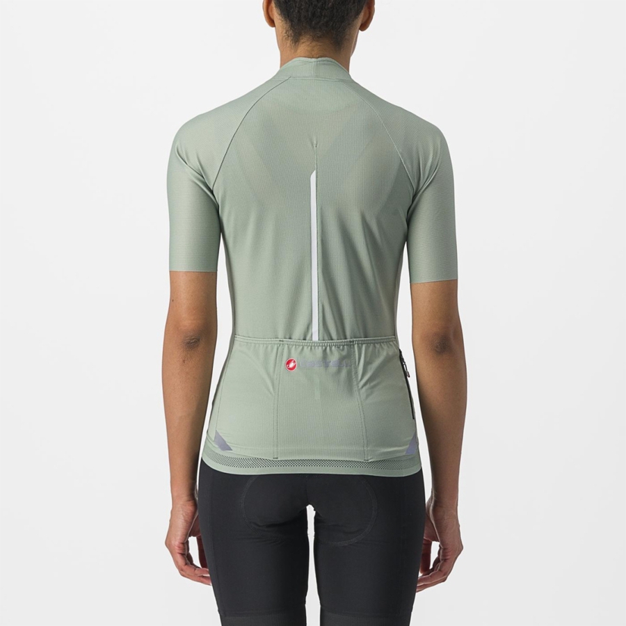 Camiseta Castelli ENDURANCE W Mujer Verde | 1849-NVCBY