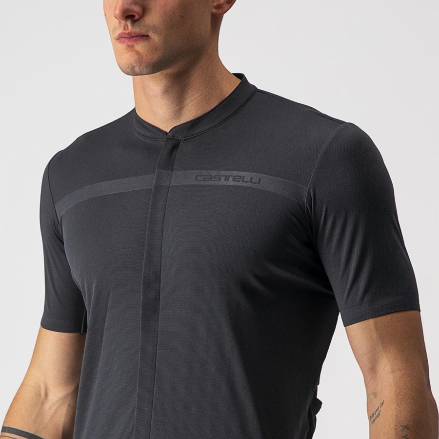 Camiseta Castelli UNLIMITED ALLROAD Hombre Gris Oscuro | 0635-BXOSY