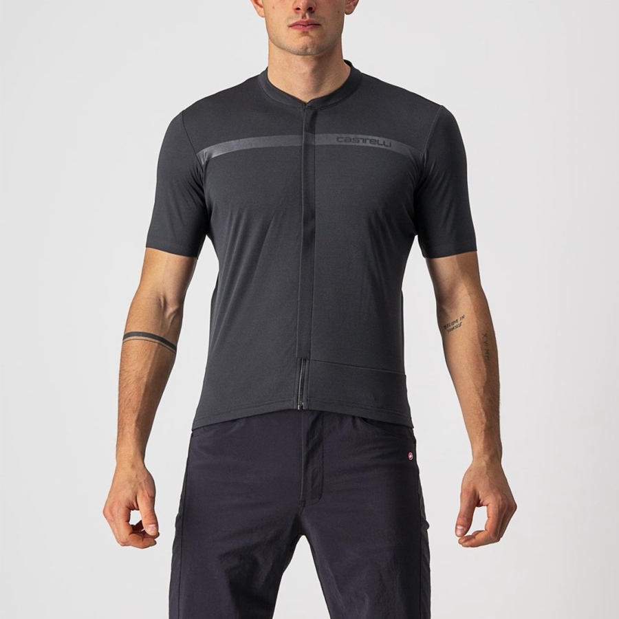 Camiseta Castelli UNLIMITED ALLROAD Hombre Gris Oscuro | 0635-BXOSY