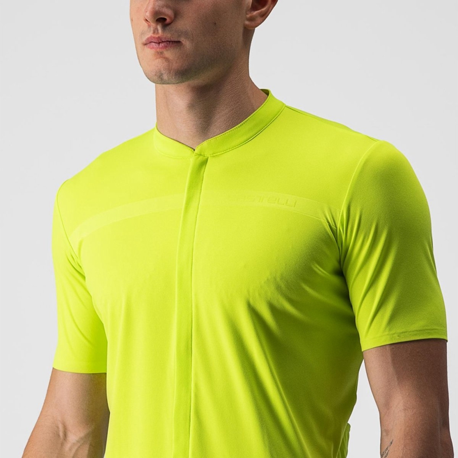 Camiseta Castelli UNLIMITED ALLROAD Hombre Verde Claro | 5927-GBLRK