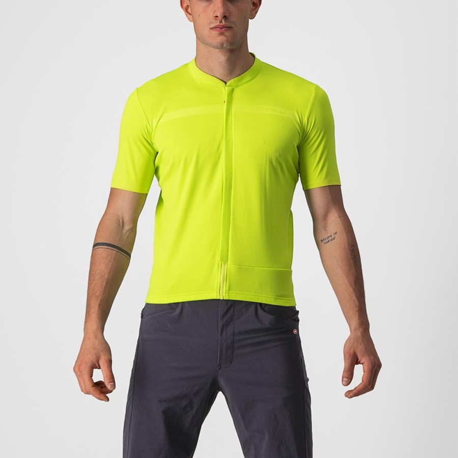 Camiseta Castelli UNLIMITED ALLROAD Hombre Verde Claro | 5927-GBLRK