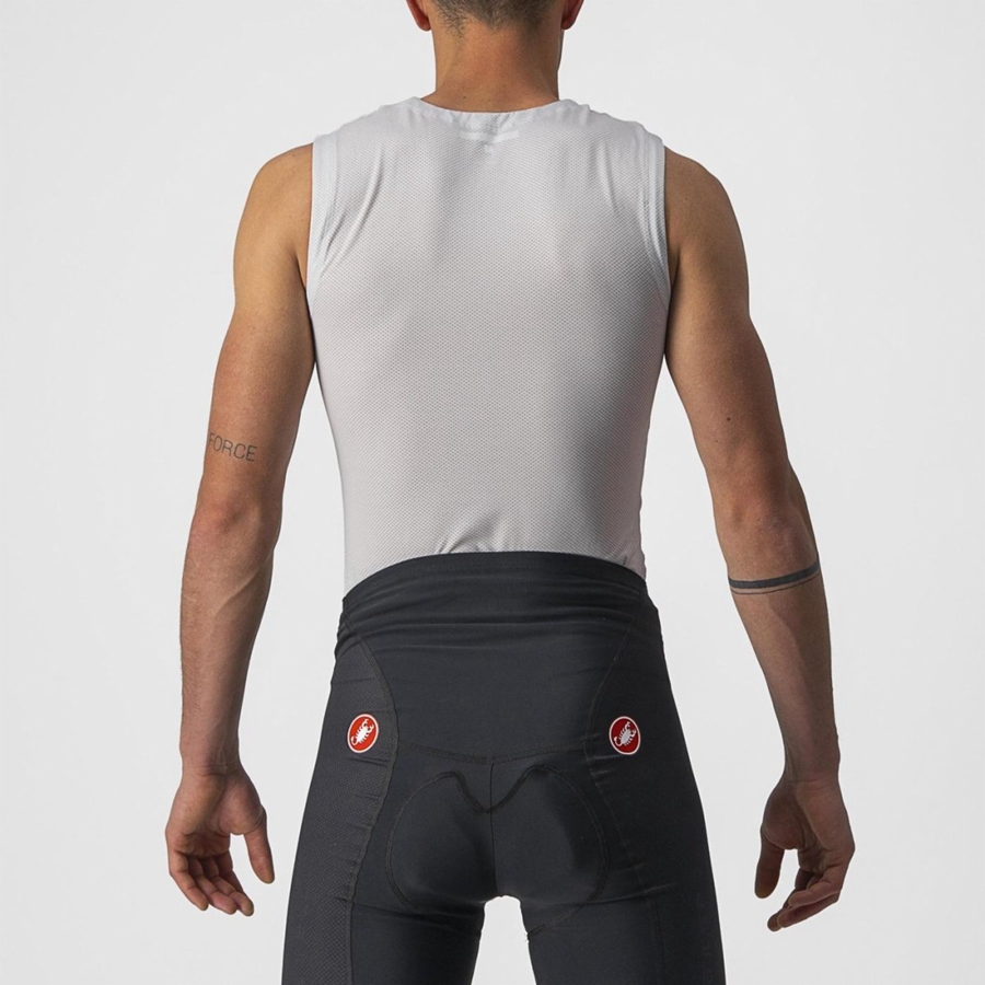 Capa Base Castelli ACTIVE COOLING SLEEVELESS Hombre Plateadas Gris | 5186-HQYZN