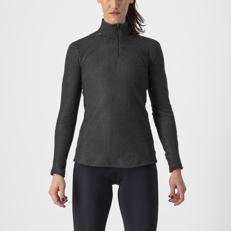 Capa Base Castelli COLD DAYS W 2nd LAYER Mujer Negras | 8721-OZBMP